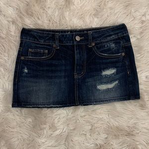 American Eagle Jean Mini Skirt